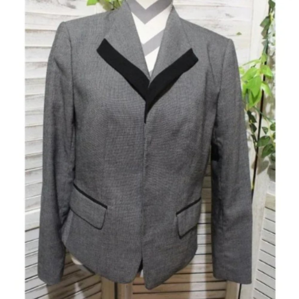 Calvin Klein black/white blazer (359)🦋 - Picture 1 of 7